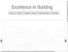 Tablet Screenshot of excellence-inbuilding.com